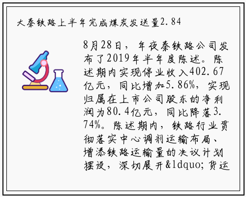 大秦铁路上半年完成煤炭发送量2.84亿吨_beat365官网